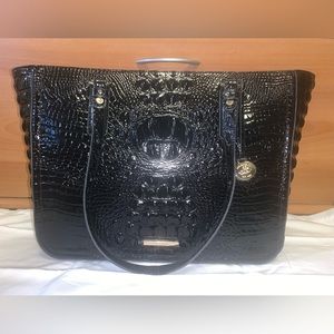 NWT Brahmin Ashlee Tote Black Melbourne Leather
